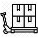 물류 컨베이어 공장 기계 조립 기계 아이콘