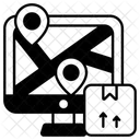 운송 배달 위탁 아이콘