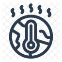 地球温暖化、危機、環境 アイコン