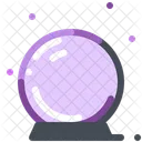 魔法使い、水晶、ボール アイコン