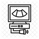 초음파 검사 아이콘