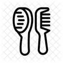 헤어 브러쉬  아이콘