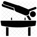 트램폴린 점프 스포츠 아이콘