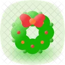 クリスマスリース  アイコン
