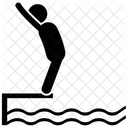 수상 스포츠 체육 게임 수영 아이콘