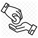 동정 공감 지원 아이콘