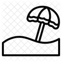 비치 파라솔  아이콘