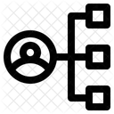 階層、リーダーシップ、ビジネス アイコン