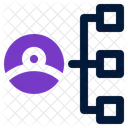 階層、リーダーシップ、ビジネス アイコン