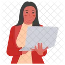 비즈니스 우먼  아이콘