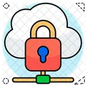 클라우드 잠금  아이콘