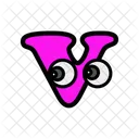 V、アルファベット、文字 アイコン