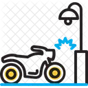 오토바이 사고  아이콘