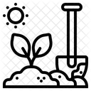 원예 식물 정원 아이콘