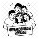 셀카 찍기 아이콘