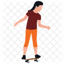 스케이트보더 스케이트 경사로 공원 놀이 아이콘