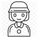 농부 재배자 경작자 아이콘