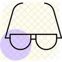 しわ防止、メガネ、美容 アイコン