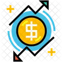 거래 현금 이익 아이콘