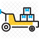 자재 취급 취급 카트 아이콘