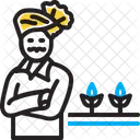 농부 농업가 농민 아이콘