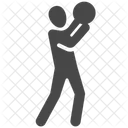 バスケットボール選手、プレーヤー、シュート アイコン