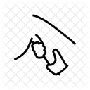 햄스트링 마사지 치료 아이콘