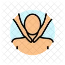 얼굴 마사지 테라피 아이콘