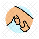 햄스트링 마사지 치료 아이콘