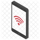 모바일 Wi Fi 연결된 장치 인터넷 연결 아이콘