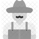 농부 농업인 재배자 아이콘