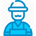 농부 농업인 재배자 아이콘