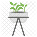 화분 정원사 재배자 아이콘