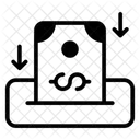 출금 돈 거래 아이콘