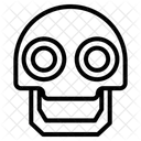 サイバーパンクの頭蓋骨 アイコン