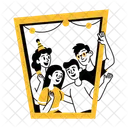 포토부스 사진 촬영 사진 촬영 아이콘