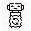 로봇 프로세스 자동화 RPA 소프트웨어 로봇 아이콘