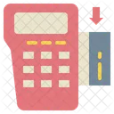 신용 카드 기계 아이콘