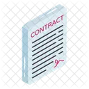 계약서 합의서 거래 아이콘