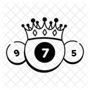 スヌーカーボール、ビリヤード、ゲーム アイコン