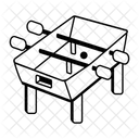 卓上、テーブルサッカー、サッカー アイコン