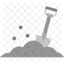 삽 파기 도구 삽 아이콘