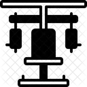 체육관 피트니스 견고함 아이콘