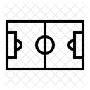 フットボール、サッカー、グラウンド アイコン