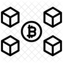 비트코인 큐브 아이콘
