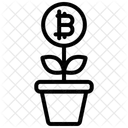 비트코인 성장 아이콘