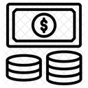 달러 화폐 아이콘