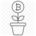 비트코인 성장 아이콘