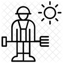 농부 재배자 농업가 아이콘