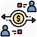 거래 교환 상거래 아이콘